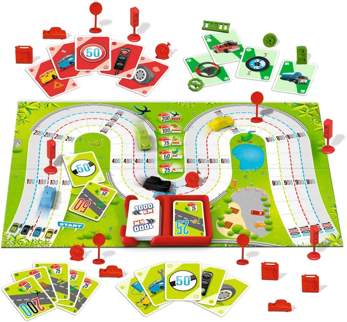 Gra planszowa Jumbo 1000KM (edycja angielska) (8710126199008) - obraz 3