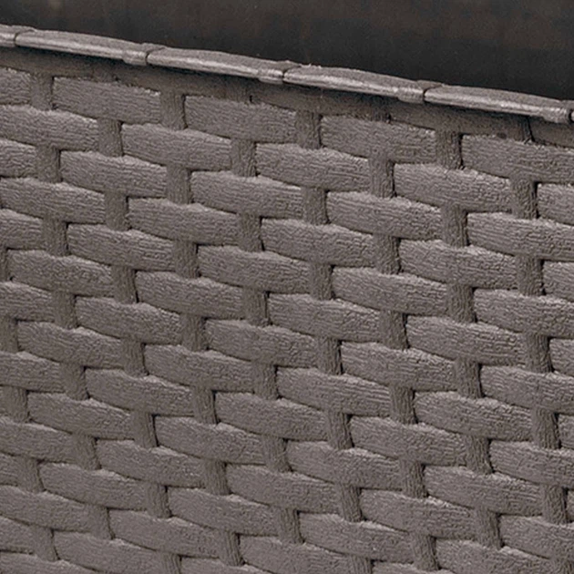 Skrzynka balkonowa z uchwytami Kadax Castro K8209 3 szt. Brązowa - obraz 2