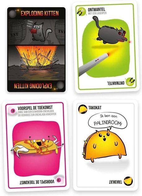 Настільна гра Asmodee Exploding Kittens (голландське видання) (0810083040387) - зображення 2