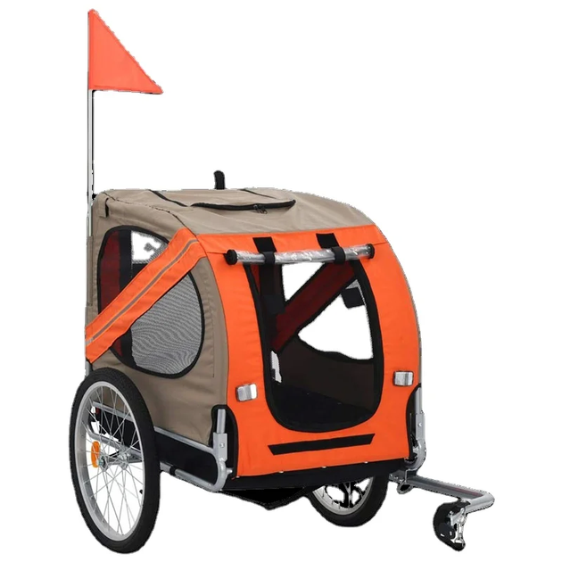 Велосипедний причіп для собак Bestopet (Люпосанчик) BS-RL-15 Orange - Фото 1 Велосипедний причіп для собак Bestopet (Люпосанчик) BS-RL-15 Orange - зображення 1