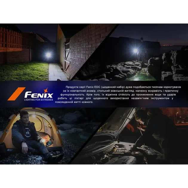 Ліхтар наключний Fenix E03R V2.0. Синій - зображення 18