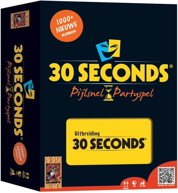 Настільна гра 999 Games 30 Seconds (голландське видання) (8717249197546) - зображення 1