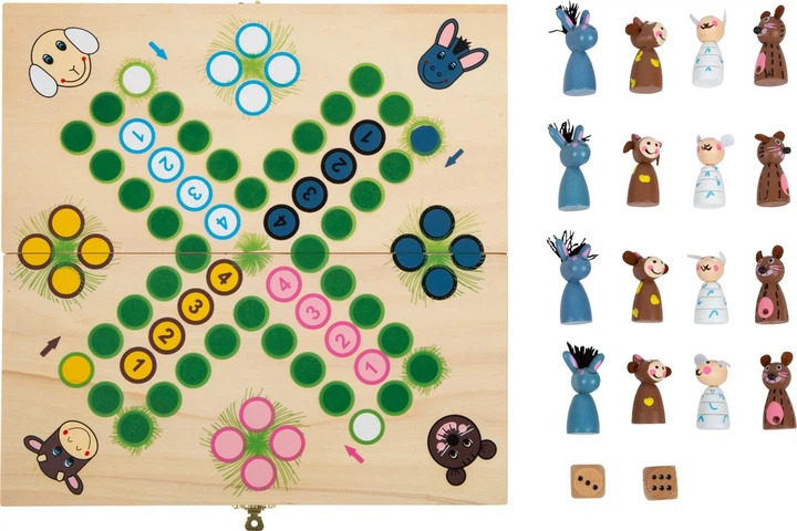 Gra planszowa Small Foot Ludo: Farm animals (edycja chińska) (4020972062574) - obraz 5