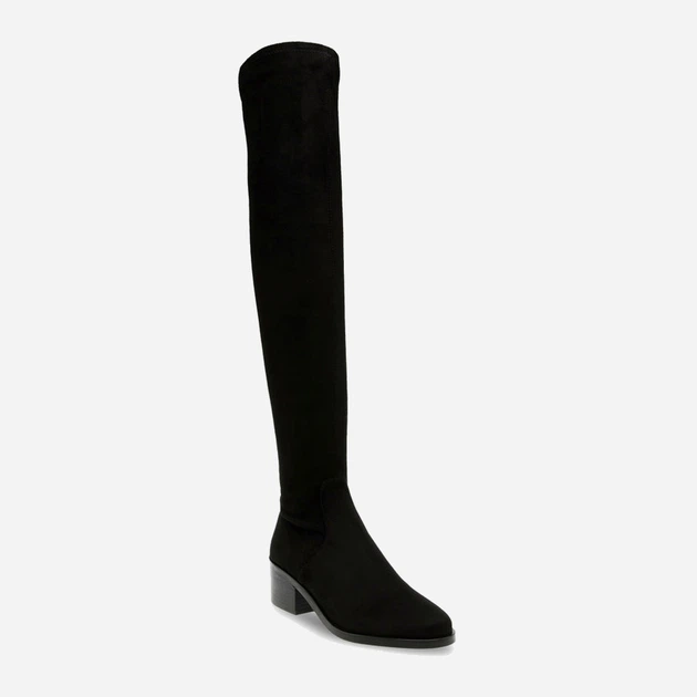 Muszkieterki damskie zamszowe Steve Madden Salvador Boot SM11002711-001 37 23 cm Czarne (8720857168945) (955555901865871) - Outlet - obraz 2