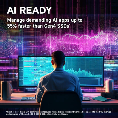 Dysk SSD Crucial T705 2TB PCIe Gen5 x4 NVMe M.2 SSD (CT2000T705SSD3) (2513E9B31902) - Outlet - obraz 6