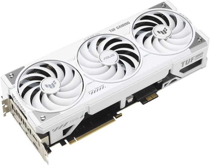 Відеокарта ASUS PCI-Ex GeForce RTX 5070 Ti TUF Gaming BTF White OC Edition 16GB GDDR7 (256bit) (2610/28000) (2 x HDMI, 3 x DisplayPort) (TUF-RTX5070TI-O16G-BTF-WHITE) - зображення 4