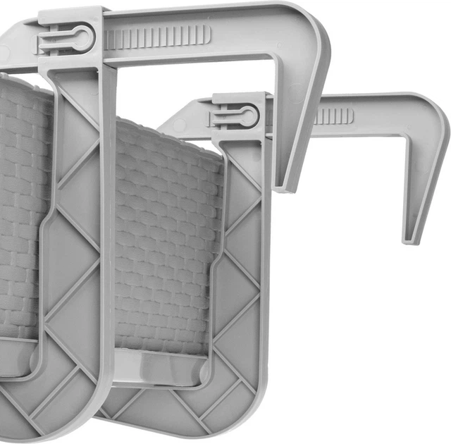 Skrzynka balkonowa z uchwytami Kadax Castro K8213 3 szt. Jasny Szary - obraz 2