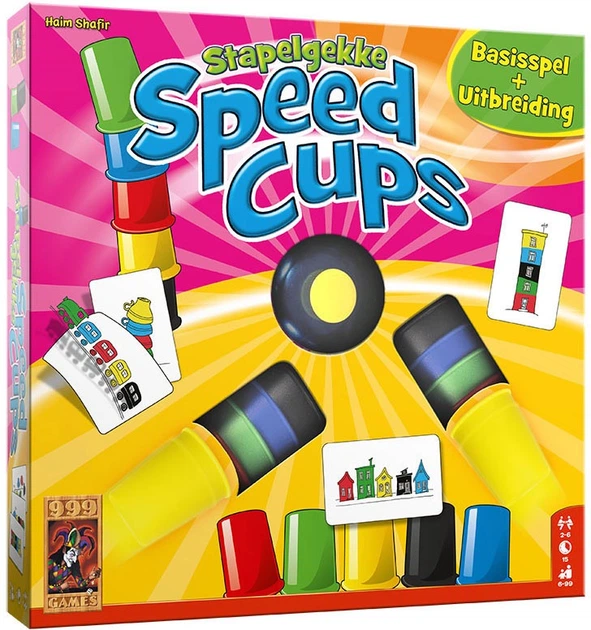Настільна гра 999 Games Crazy Speed Cups (голландське видання) (8719214428976) - зображення 1