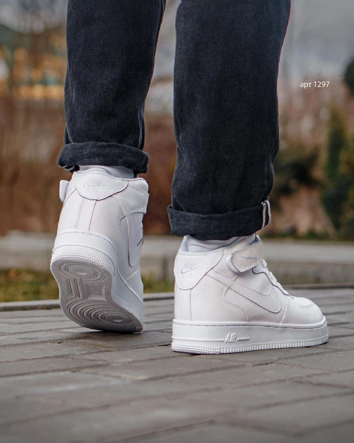 Кросівки чоловічі NK Force 1 Hight 40 (25.5 см) White (арт 1297) - зображення 10