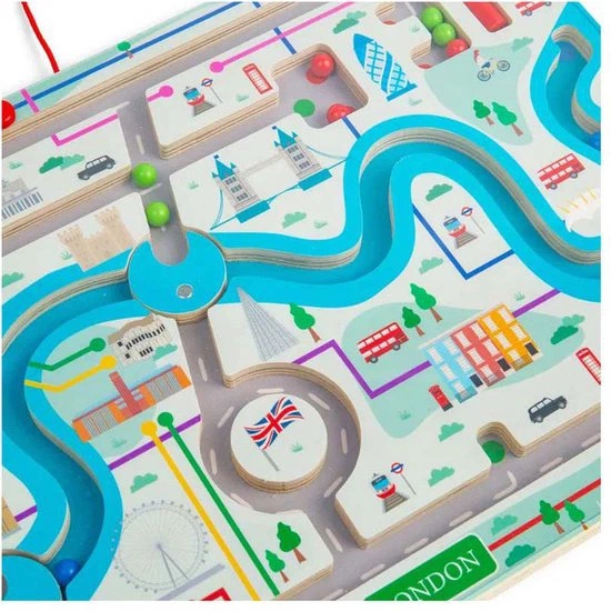 Настільна гра Bigjigs London Maze (англійське видання) (0691621850404) - зображення 2