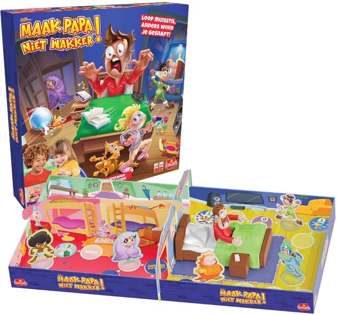 Настільна гра Goliath Games Sshh! Don't Wake Up Daddy Kids (голландське видання) (8720077319608) - зображення 2