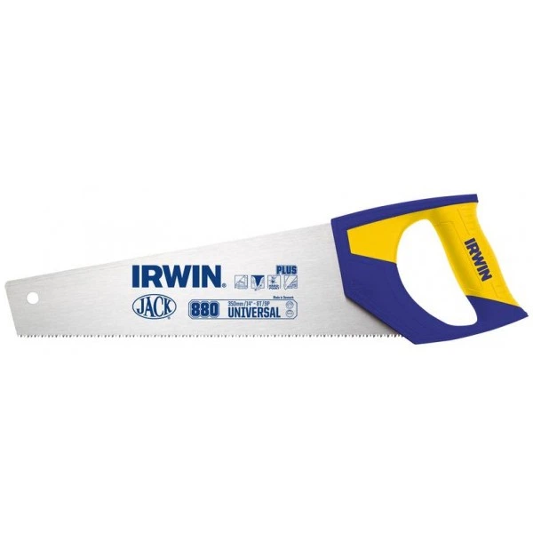 Пила Irwin ручна по дереву Plus 350 мм. універсальна 880TG 8T (10503621) - Фото 1 Пила Irwin ручна по дереву Plus 350 мм. універсальна 880TG 8T (10503621) - изображение 1