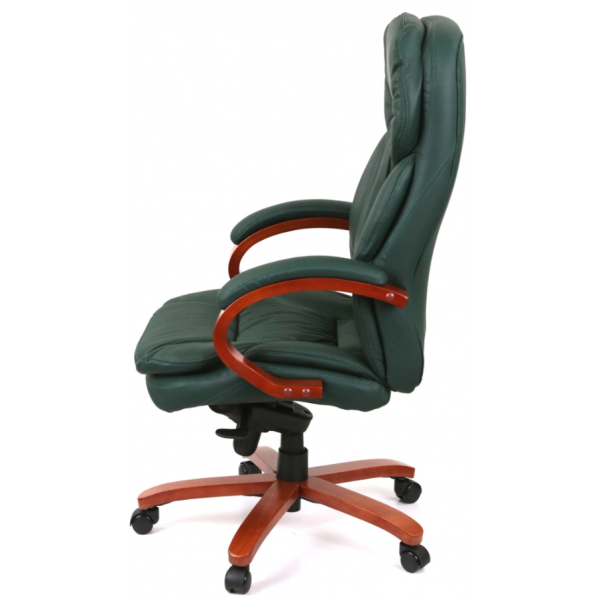 Крісло АКЛАС Тіроль EX (GB-236WW) Зелений (Шкіра Lux LC-green) - зображення 2