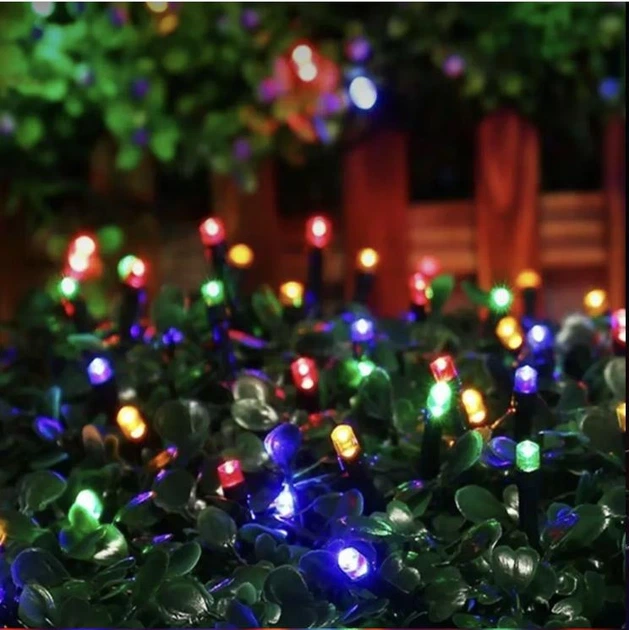 Гирлянда светодиодная 500 LED Ekspand LCW-500-MULT разноцветный 30 м, новогодние огни для елки и интерьера - изображение 3
