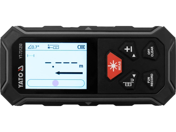 Dalmierz laserowy YATO YT-731250 dwukierunkowy 2 x 100 m (5906083122996) - obraz 6