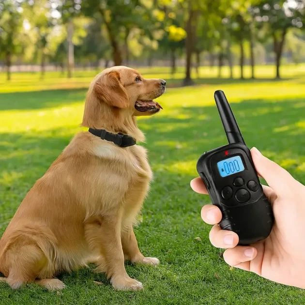 Дресирувальний нашийник для собак з регулюванням, нейлоновий, розмір 40–60 см, чорний PR55 - изображение 5