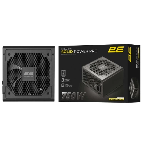 Блок питания 750 Вт, 2E Solid Power Pro, Black (2E-SP750BRSMII-120) - изображение 4