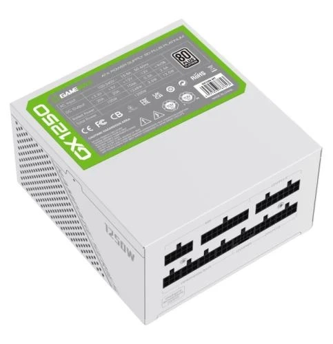 Блок живлення 1250 Вт, GameMax GX-1250 PRO, White - зображення 12