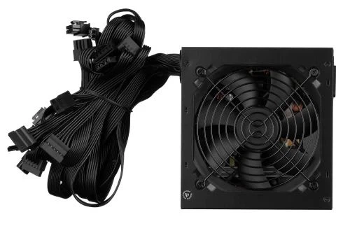 Блок живлення 550 Вт, 2E Master Power, Black, ATX, 80 Plus, Active PFC, 120 мм, 3xMolex / 5xSATA / 2xPCI-E 6+2-pin / 1xMB 20+4-pin / 1xCPU 4+4-pin, захист OVP/SCP/OPP/OCP (2E-MP550-120APFC) - изображение 2
