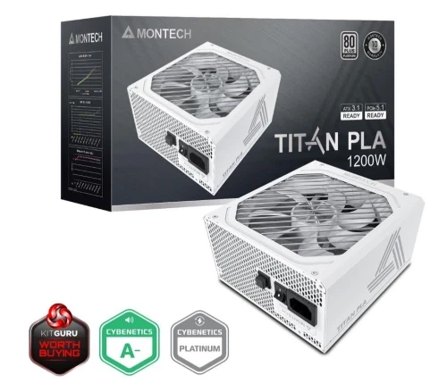 Блок питания 1200 Вт, Montech TITAN PLA, White - изображение 4