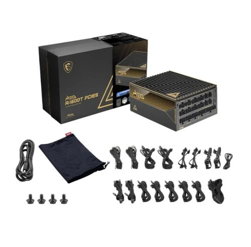 Блок питания 1600 Вт, MSI MEG Ai1600T PCIE5, Black - изображение 10