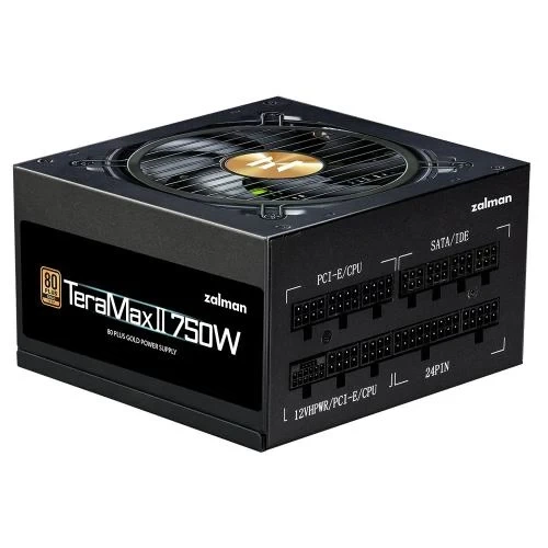 Блок питания 750 Вт, Zalman TeraMax II, Black (ZM750-TMX2) - Фото 2 Блок питания 750 Вт, Zalman TeraMax II, Black (ZM750-TMX2) - изображение 2