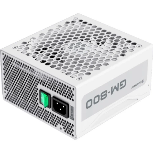 Блок живлення 800 Вт, GameMax GM-800, White, напівмодульний - Фото 4 Блок живлення 800 Вт, GameMax GM-800, White, напівмодульний - зображення 4