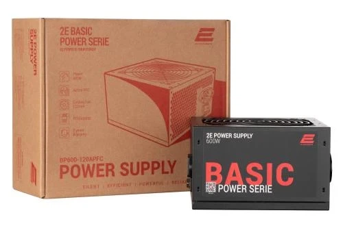 Блок питания 600 Вт, 2E Basic Power, Black (2E-BP600-120APFC) - изображение 8