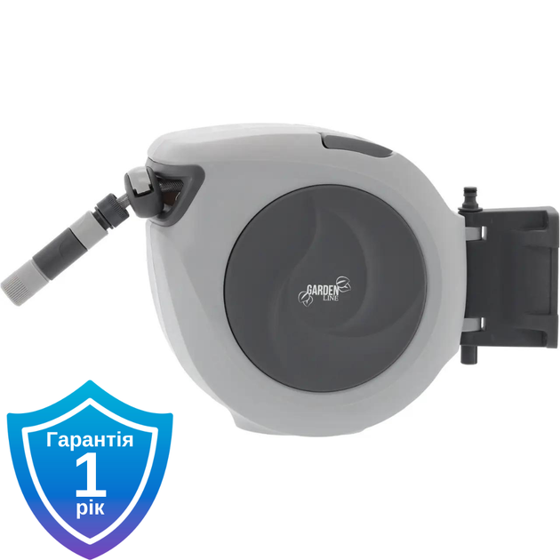 Котушка зі шлангом Garden Line Roll-Up XL Automatic ZHO9722 настінна 20 м - зображення 9