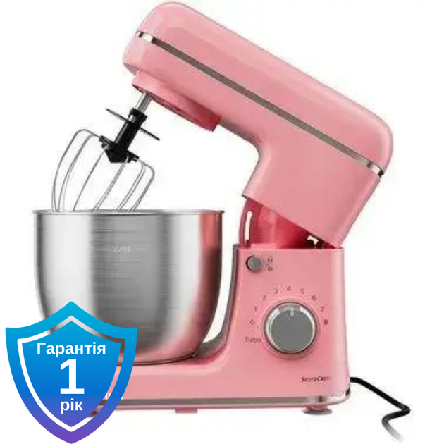 Планетарный миксер тестомес SilverCrest SKM-600 B2 5 л 600 Вт - изображение 10