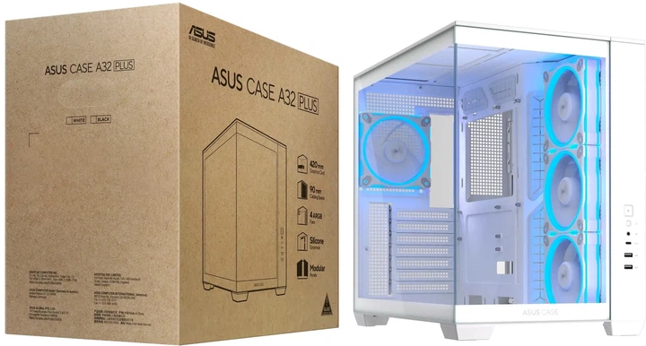 Obudowa ASUS A32 Plus TG ARGB White (90DC00S3-B19000) - obraz 16