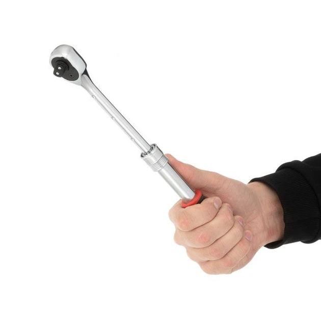 Рукоятка с храповым механизмом телескопическая, 72 зуба 3/8", Cr-V STORM INTERTOOL ET-8005 - изображение 6