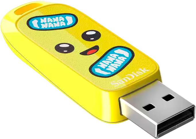 Pendrive SanDisk Fortnite Peely Edition 128GB USB 3.2 Yellow (SDCZIF-128G-G46) - obraz 1