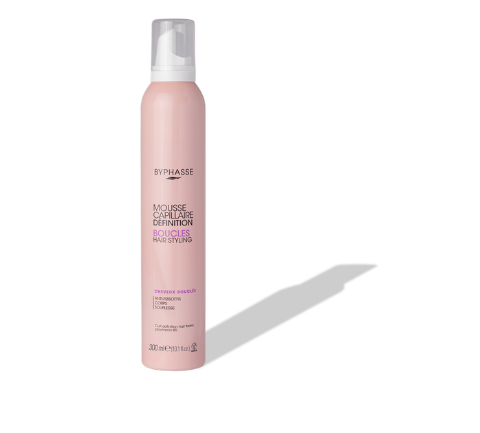 Мус-піна для кучерявого волосся Byphasse Styling Mousse Activ Boucles Curly Hair ( фіксація, створить пружні і блискучі локони), 300 мл - зображення 2