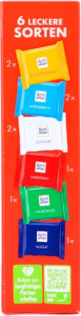 Набір шоколаду Ritter Sport Tower Mix 133 г - зображення 3