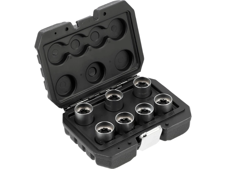 Zestaw nasadek Yato YT-060395 do śrub zabezpieczających OPEL 7 elementów (5906083120473) - obraz 1