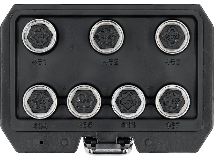 Zestaw nasadek Yato YT-060395 do śrub zabezpieczających OPEL 7 elementów (5906083120473) - obraz 2