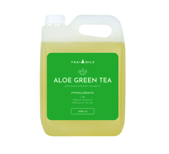 Масажна олія Thai Oils, "Aloe green tea" - 3 літри - Фото 1 Масажна олія Thai Oils, "Aloe green tea" - 3 літри - изображение 1