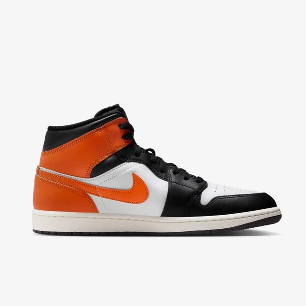 Чоловічі кросівки AIR JORDAN 1 MIDПомаранчевий 44 (DQ8426-801) - зображення 8