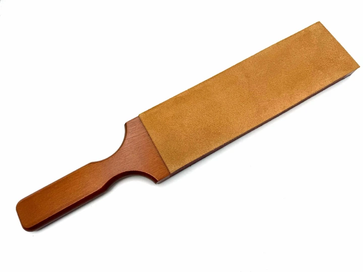 Строп для правки небезпечної бритви Thiers Issard Special Extra Large Double Sided Leather Paddle Strop 276 - изображение 2