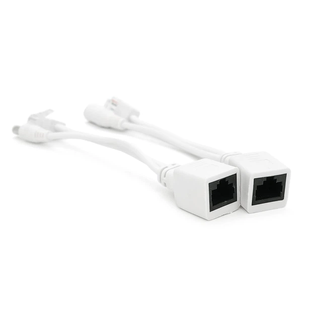 POE инжектор пассивный (пара) 802.3at (30Вт) с портами Ethernet 10/100Mbps, white, OEM Q50 Voltronic 3-0039 - Фото 1 POE инжектор пассивный (пара) 802.3at (30Вт) с портами Ethernet 10/100Mbps, white, OEM Q50 Voltronic 3-0039 - изображение 1