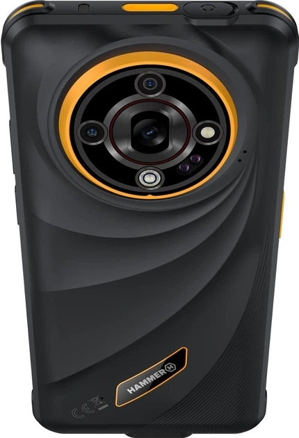Smartfon Hammer Iron 6 5G 6/128GB Black-Orange (TEL001106) - obraz 9