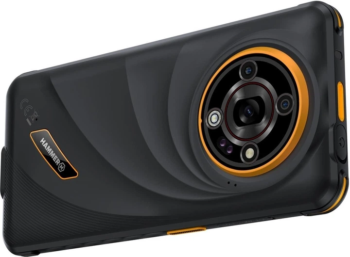 Smartfon Hammer Iron 6 5G 6/128GB Black-Orange (TEL001106) - obraz 10