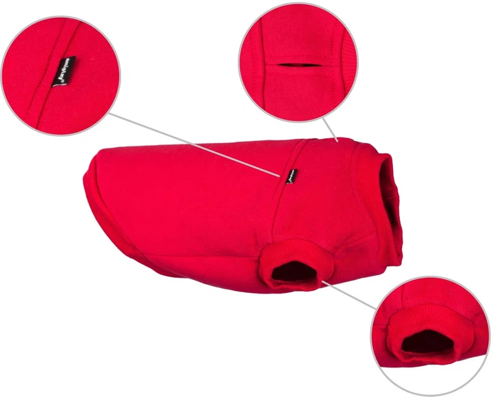 Світшот для собак Amiplay Denver 45 см Червоний (5907563240544) - зображення 2