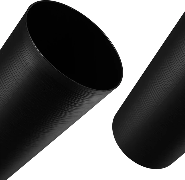 Квіткові горщики зі вставкою Kadax Lilia 19 см + 25 см + 30 см Чорні - зображення 10