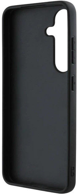 Панель Karl Lagerfeld Leather Monogram Pin Logo Choupette Head для Samsung Galaxy S25 Black (3666339449827) - зображення 6