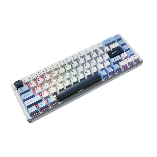 Клавиатура механическая беспроводная Ajazz AK680 MAX (8+8K) Magnetic Switch RGB Wireless/BT/USB White - изображение 2