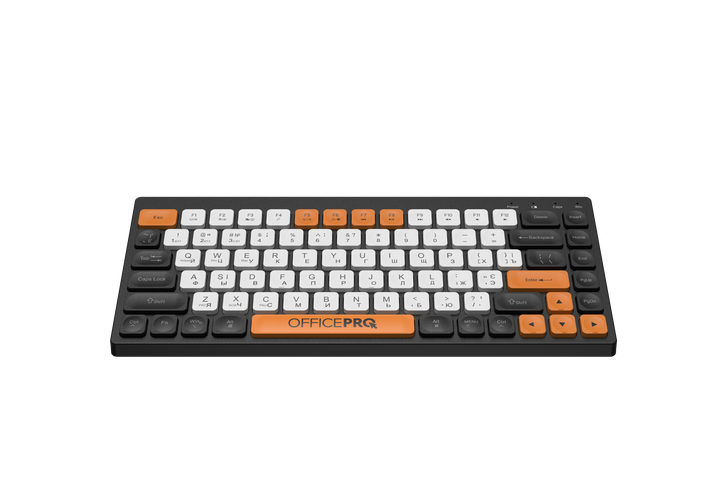 Клавіатура бездротова OfficePro SK955B Wireless/Bluetooth Black (SK955B) - зображення 3
