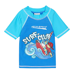 Топ сонцезахисний для хлопців Aqua Speed SURF-CLUB T-SHIRT 2019 синій, блакитний Діти 104 см - зображення 2