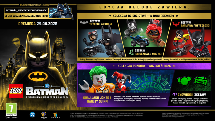 Gra XSX LEGO Batman: Dziedzictwo Mrocznego Rycerza Edycja Deluxe (Blu-ray płyta) (5051895419519) - obraz 3